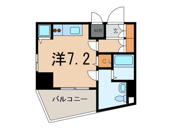 ベルファ－ス東麻布の物件間取画像